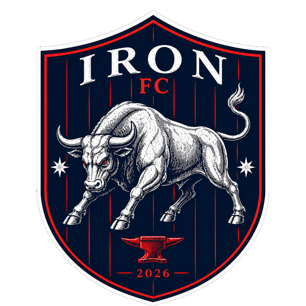 Official Iron FC charging-bull crest